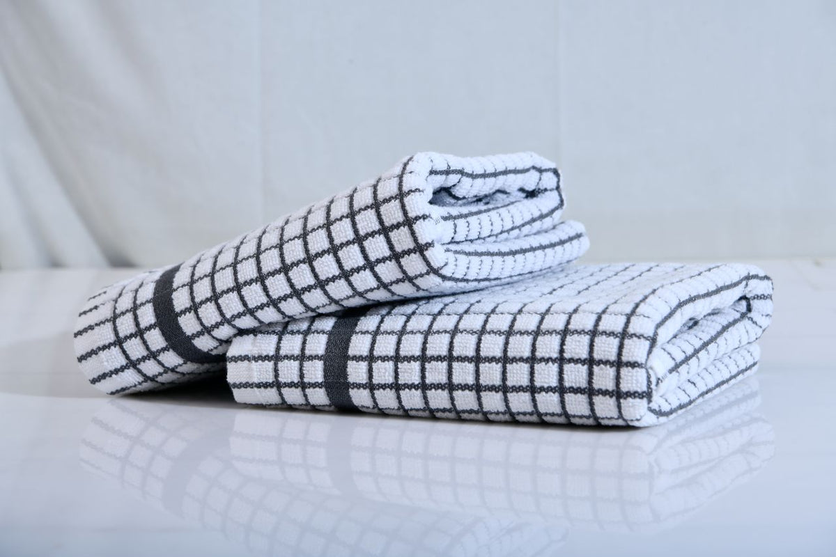Cotton Tea Towels, absorbent, quick-drying, anti-bacterial with
