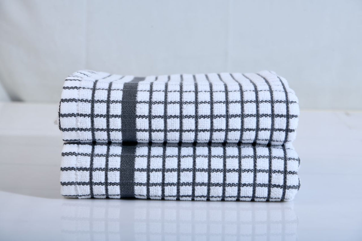 LANE LINEN Kitchen Towels Set - Pack of 6 Cotton Dish Towels for