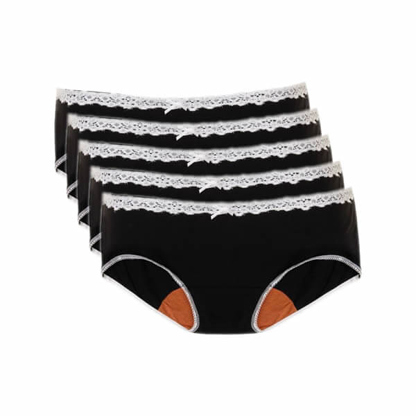 Beirou Cool Antibacterial Zinc Seamless Mid-Rise Underwear - Gray  (Normal/Large) - Shop peilou Women's Underwear - Pinkoi